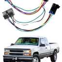 16233143 9378815, 1572548 A/C Heater Climate Temperature Control Adapter Wire Harness Fit for 1995 Chevy Silverado Without Rear DEFROST Option (Convert 1996-1999 Unit in Your 1995 Vehicle)