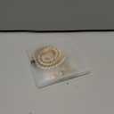 Heavy Duty Dog Chain Collar with Dog Tag, Bell, 18K Gold Plated 14MM Stainless Steel Cuban Link Chain Collar with Bling Rhinestone Secure Buckle,for Small Medium Large Dogs(14mm,20'')