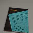 Magnetic Drawing Board for Kids & Toddlers with Beads and Magnet Stylus Pen - Magnetic Tablet Toy for Airplane & Car Ride Activities for Kids (Square Blue)