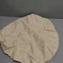 Smiry Round Picnic Tablecloth, Elastic Waterproof Fitted Heavy Duty Vinyl Tablecloths for 18"-24" Tables, Wipeable Washable Table Cover for Kitchen, Dining, Camping, Outdoor, Beige