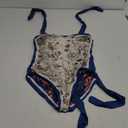 No Brand Reversible Floral One Piece Swimsuit Women Bathing Suit Vintage Cute with Adjustable Straps Swimwear S, 1 Pc