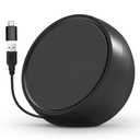 ABRRU USB Computer Speaker for Laptop, External Speakers for Desktop Computer with Crystal Clear Sound, Rich Bass and Volume Buttons, Plug-N-Play (Black)