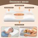 Cervical Memory Foam Pillow for Neck Pain Relief – Ergonomic Contour Pillow for Side, Back & Stomach Sleepers – Eco-Friendly & Durable