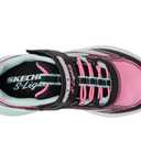 Skechers Kids Girls Cosmic Glow Sneaker, Black/Multi, 13 Little Kid