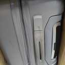 Travelers Club Chicago Hardside Expandable Spinner Luggage, Silver, 22" Carry-On