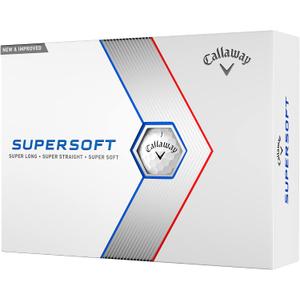 Callaway Golf Supersoft Golf Balls (2023, White)