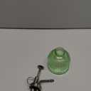 Glass Plant Mister Spray Bottle, 6.5" Green Glass Water Spray Bottle with Gold Top Pump Small Watering Can, Small Plant Sprayer Mister for Indoor Outdoor House (Green+Gold A)