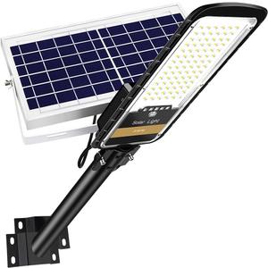 RuoKid Solar Street Lights Outdoor Lamp, 16000lm IP67 Waterproof Light with Anti Broken Remote Control Mounting Bracket, Dusk to Dawn Security Led Flood Light for Yard, Garden