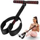 UZTUGG Pedal Resistance Bands with Handles, Upgrade Women Exercise Bands for Full Body Training, Core, ABS, Legs, Glutes, Arms, Pilates, Physical Therapy, Strength, Sit Up Equipment for Home Workout