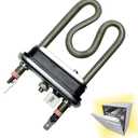 AEG72950001 Dishwasher Heater Assembly Compatible with LG LDF5545ST LDS5811ST LDS5811BB, AEG L8FEC9412N Dishwashers Heating Element and Thermistor Set Replace 2657686 PS7788065 and More