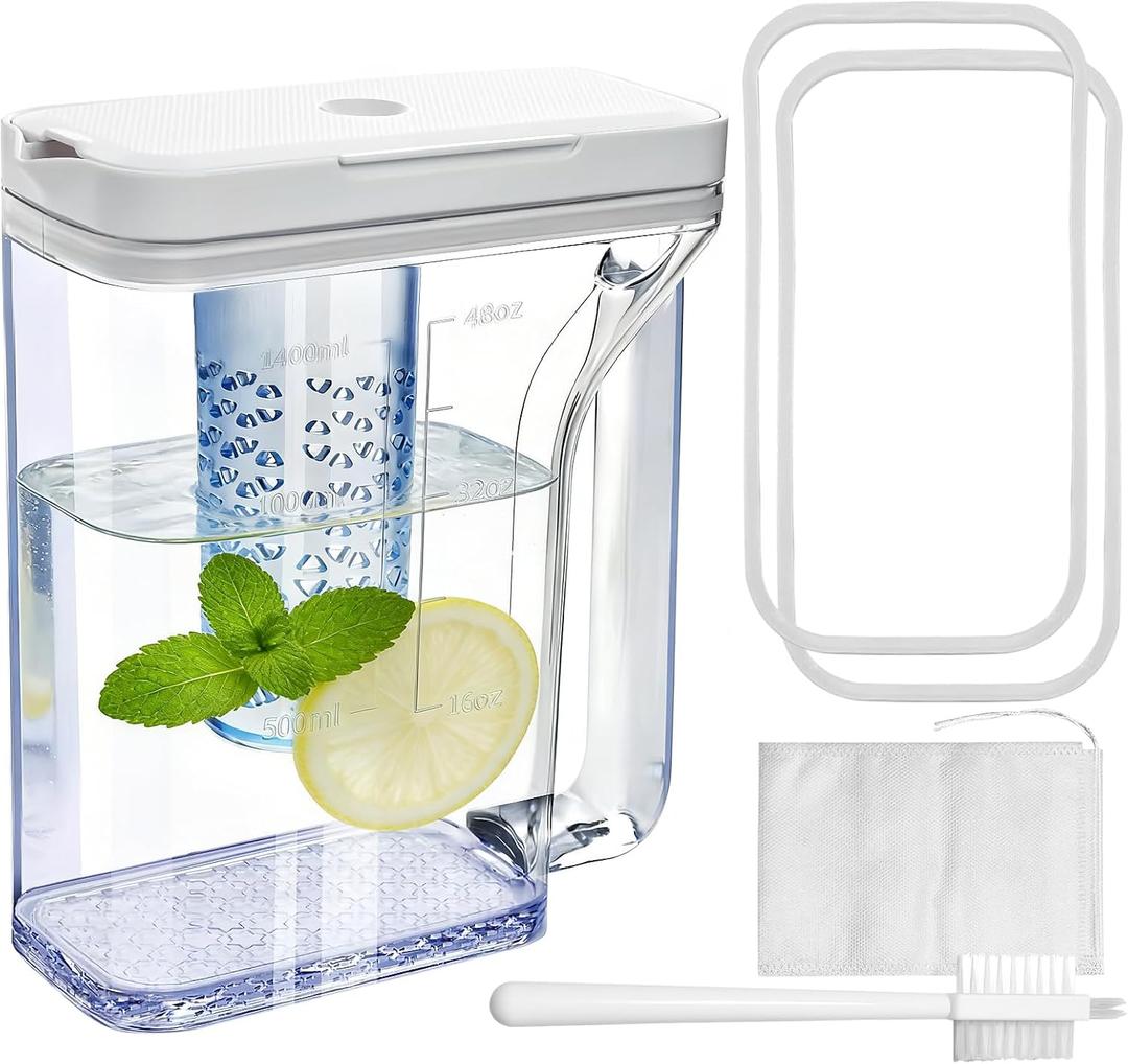 Upgraded DA97-17395A Water Pitcher Reservoir Compatible with Samsung RefrigeratorsFood-Grade Durable Material,No-Leak DesignReplacement RF23M8570SR RF23M8090SR samsung refrigerator water pitcher