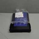 BEDELITE Satin Queen Fitted Sheet & Pillowcase Set - 3-Piece Luxury Soft Silk-Like with 1 Deep Pocket Fitted Sheet (Fits 15" Mattress) & 2 Pillowcases, Elastic Corner Straps (Black)