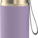 Contigo AutoSeal 16 oz Stainless Steel Vacuum-Insulated Water Bottle with Leakproof Push-Button Spout & Lock, Carry Strap, BPA-Free & Lead-Free, Dishwasher Safe