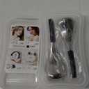 pfefe Ice Globes Facial Skin Care Tools for Women Face Eyes, Stainless Steel Face Beauty Cryo Sticks for Girls Ladies, Esthetician Supplies Cooling Spa Globes Cold Roller with Storage Case (Black)