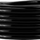 Alpine Corporation 100' PVC Tubing with 1/2" Inside Diameter and 1/8" Wall for Ponds and Fountains, Black