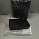 Yatmung Touchless Bathroom Trash Can - 2.5 Gallon Smart Trash Can Sensor Motion - Skinny Trash Bin with Lid - Electric, Narrow, Plastic, Auto Open - Small Slim Automatic Garbage Can (Black)