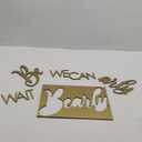 Wokceer We Can Bearly Wait Sign for Backdrop 15.7 Inch Gold Baby Party Sign for Boy Girl Baby Shower Gender Reveal Theme 1st Birthday Photography Background Decor