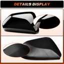 2 x ACLONG Glossy Black Mirror Covers Fit for Toyota Camry 2018-2025 – Driver & Passenger Side Rearview Cap Replacement (1 Pair)