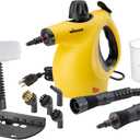 Wagner 2460111 505e Handheld Steam Cleaner, Multi-purpose Steamer, 11 Attachments, Chemical-Free Cleaning, Pet and Kid Safe