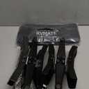 RVMATE RV Wheel Chock Stabilizer with Rotatable Sides for RV Travel Trailer Tires, for Locking Tandem Wheels When Parked on Uneven Surfaces, Silver 2 Pack