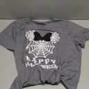 Halloween T Shirts for Women Spider Web Doodles Funny Graphic Tees Fashion Casual Short Sleeve Summer Tops