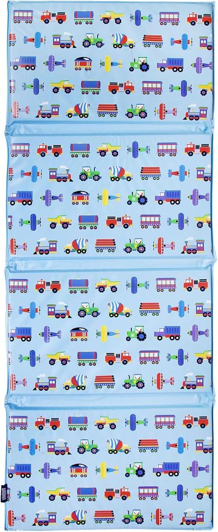 Wildkin Kids Vinyl Nap Mat Foldable, Durable Rest Mat for Daycare & Preschool