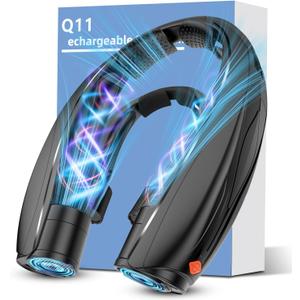 Portable Neck Fan, 6000mAh Rechargeable Personal Fan, 6 Speeds Hands Free Wearable Fan with 360 Surround Airflow, Ideal for Travel, Office, Sports, Home - Gifts for Men Women Dad Mom