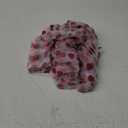 4 Pcs Cherry Table Runner 29 x70 inch Pink Glitter Tulle Lace Cloth Rectangle Fruit Table Cover for Cherry Summer Birthday Baby Shower Wedding Party Home Kitchen Decor(Strawberry)