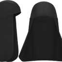 2 Packs Cooling Skull Cap Elastic Hard Hat Sun Shade Neck Shield Quick Dry Neck Protector for Women Men (Black), One Size
