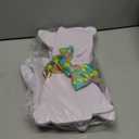 4PCS Easter Bunny Yard Decorations,Waterproof PVC Bunny Signs with Metal Stakes & Colorful Egg Bows for Outdoor Spring Garden and Lawn Decor