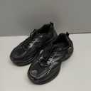 Women's Chunky Sneakers Fashion Platform Casual Dad Shoes Comfortable Walking Running Sport Work Gym Athletic (8, All Black)