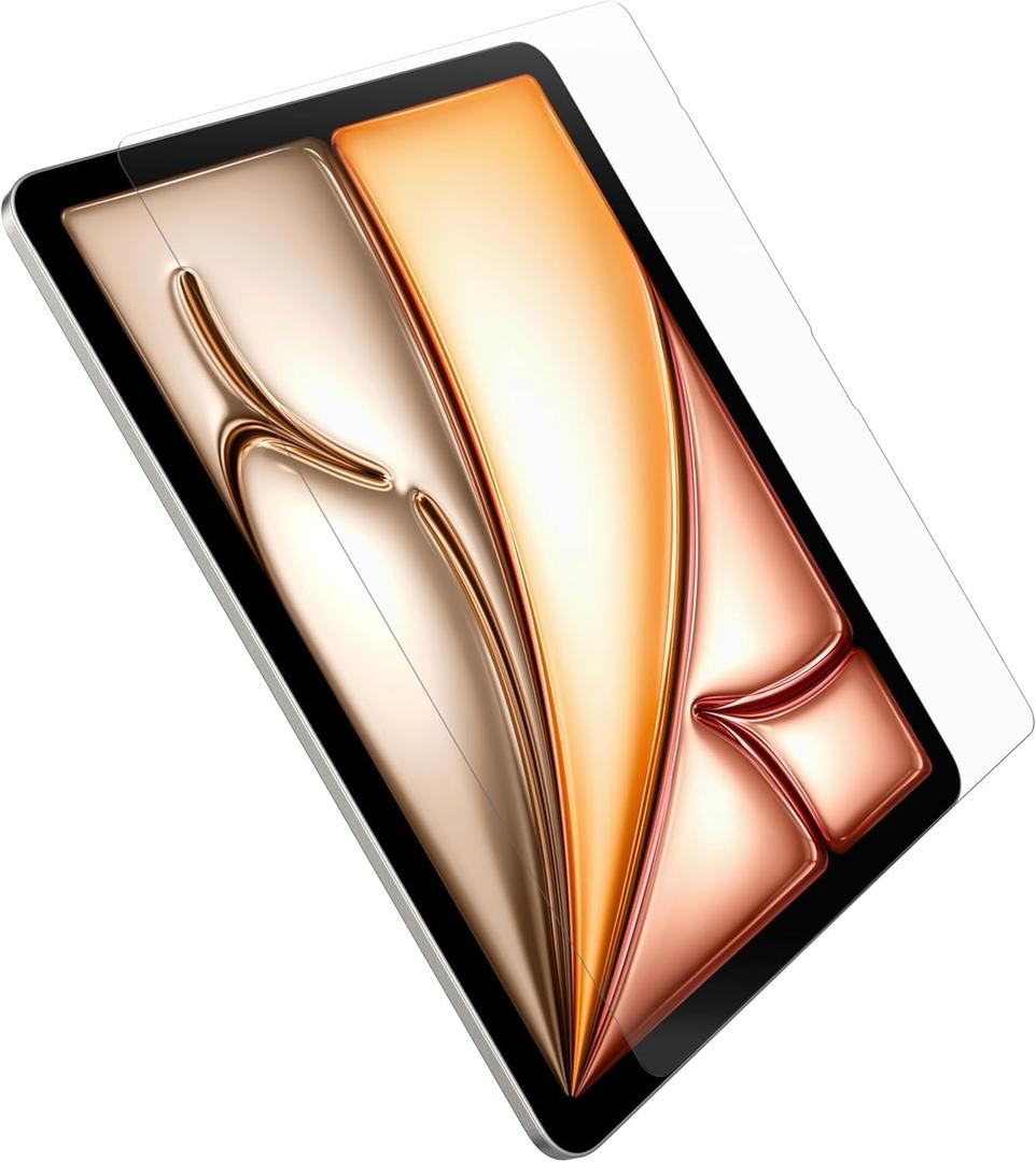 OtterBox iPad Air 13-inch (M3) & (M2) - Premium Glass Screen Protector - Scratch Protection - Flawless Touch Response - Fingerprint Resistant - Non-Retail Packaging