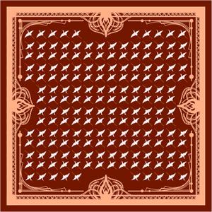 Frada Orange Bandana 23.6 (60x60cm) Head Neck Scarf for Men and Women - Lightweight Breathable (Maroon Burgundy)