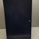 2 Drawer Locking Filing Cabinet | Pre-Assembled Steel Construction | Space-Saving Design is Perfect for Home and Small Office | Letter-Size | Assembled in North America (Black)