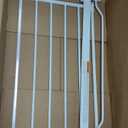 Regalo Easy Step 49-Inch Extra Wide Baby Gate, Includes 4-Inch and 12-Inch Extension Kit, 4 Pack of Pressure Mount Kit and 4 Pack of Wall Mount Kit (White)