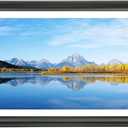 12x20 Picture Frames Displays Picture 10x18 with White Mat Rectangular Poster Frame 12x20Real Wood Photo Frames10x18 Panoramic Picture Frame Black with Hanging Hardware (F23B1220W1018)