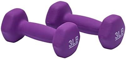 Amazon Basics Neoprene Dumbbell Hand Weights for Exercise and Muscle Toning