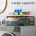 Funecy Coffee Pod Drawer Holder,Coffee Machine Storage Rack,Home Kitchen Counter Coffee Bar Organizer,Storage Basket Drawer (Black)