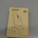 TECKNET Ergonomic Mouse, 4800 DPI Wireless Vertical Mouse with 5 Adjustable DPI Levels, 6 Buttons 2.4GHz Optical Carpal Tunnel Mouses for Laptop, Desktop, PC, MacBook - Black