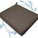 Shower Bench Cushion, Soft Chair Pad for Elderly Bathing, Easy to Clean & Quick DryUsing 4D air Fiber Material, Suitable for Shower Cushion, Bathtub Baths, Poolside RestBrown