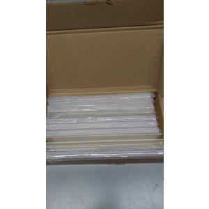 10 Pack Plastic Cubicle Name Plate Holder 8.5" Wide x 2" High Glass Wall Name Plate Holder Clear Acrylic Sign Display Stand for Home Office Business (Suitable for 1/4" Cubicle Wall)