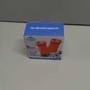 The Original Salt and Pepper Shakers set -Red- Spice Dispenser with Adjustable Pour Holes - Stainless Steel & Glass Set of 2 Bottles