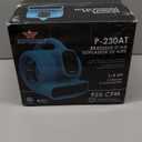 XPOWER P-230AT Mini Mighty 1/4 HP 925 CFM Centrifugal Air Mover, Carpet Dryer, Floor Fan, Blower, Stackable, Daisy Chain, for Water Damage Restoration, Janitorial, Plumbing, Home Use
