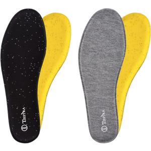 2 Pair -Shoe Inserts for Mens Memory Foam Insoles,Replacement Insoles for Work Boots Running Shoes, Cushion Shock Absorbing for Foot Pain Relief, Comfort Breathable Inner Soles 44EU,US11