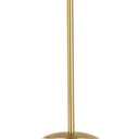 EFINEHOME Globe Pendant, Matte White Glass with Brass Finish, One Light Pendant Hanging Modern Light Fixture (25cm/ 10inch Lampshade)