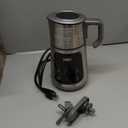 Dreo Milk Frother [Upgraded], All-in-1 Electric Foam Maker for Coffee, 15oz/450ml Automatic Foam Frother for Latte Art-level Microfoam, 30+ Drinks, Easy to Clean, Dishwasher Safe, LED display (Sliver Grey)