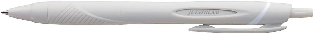 Uni Jetstream Standard Ballpoint Pen, Retractable 0.5mm Fine Point, Oil-Based Black Ink, Light Grey Body, SXN15005.37, 10-Pack