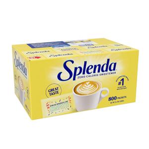 SPLENDA Zero Calorie Sweetener Value Pack, 800 Count Packets (28.16 Ounce (Pack of 1))