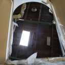 Arched Bathroom Mirror, 60"x36" Black Arched Mirror for Bathroom, Wall Mounted Mirror, Black Vanity Wall Mirror Metal Frame for Bedroom, Entryway, Living Room, Vertically Hanging