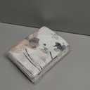 COMMINY Brown White Grey Pillow Covers 20x20 Set of 6 Flower Throw Pillow Cover for Couch Modern Decorative Watercolor Floral Cushion Cover for Sofa Bedroom Living Room Farmhouse Home Decor